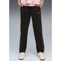 PUMA Trainingshose ESS TAPE HIGH WAIST RELAXED SWEATPANTS TR G aus Baumwollmischung, mit Eingrifftaschen, sportlicher Stil
