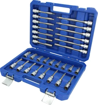 Brilliant Tools 1/2" Steckschlüssel-Satz, 30-tlg, Innensechskant-Profil - BT022030