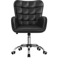 Yaheetech Drehstuhl mit Wippfunktion, Bürostuhl Ergonomischer Schreibtischstuhl höhenverstellbar