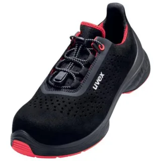 uvex 1 G2 Sicherheitsschuh S1 Halbschuh gelocht schwarz/pink 45 - 6846045