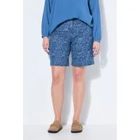 Studio Untold Regular-fit-Jeans Jeans-Shorts Wide Legs High Waist Snake 5-Pocket