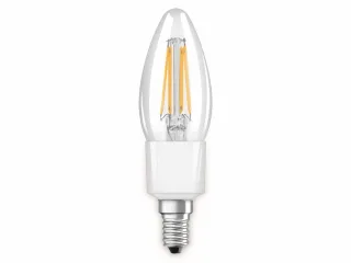 LEDVANCE LED-Filament-Lampe, CLB40D, E14, EEK: E, 4W, 470lm, 2700K, WiFi