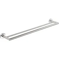 Sapho Handtuchhalter X-STEEL Doppel-Handtuchhalter 600mm, Edelstahl matt, Sapho-XS403