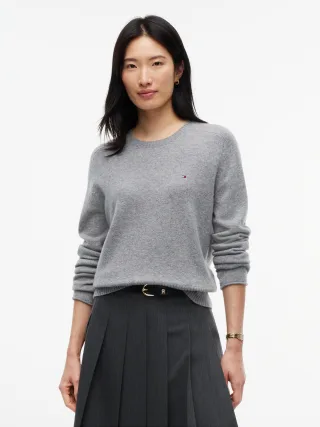 C-NK SOFT WOOL JERSEY SLM SWT Medium Grey Heather - Gr. - M