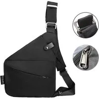 Mutig Umhängetasche Umhängetasche Schultertasche Messenger Bag Herrentasche Zum Umhängen (Shoulder Bag Men, Wasserdichte Crossbag, Brusttasche Handytasche, Diebstahlsichere Reisetasche, Anti-Diebstahl Sling Bag Brusttasche), für Reisen Outdoor-Sporta