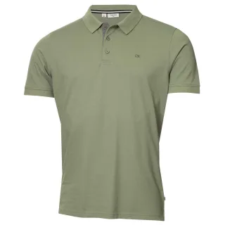 Calvin Klein - Poloshirt für Herren, Mit Kragen, kurzärmlig (Salbei)
