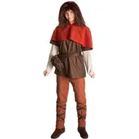 Maskworld Kostüm Ronja Räubertochter Kostüm - Fasching Mittelalter, Besonders hochwertiges Kostüm zum Astrid Lindgren-Filmklassiker
