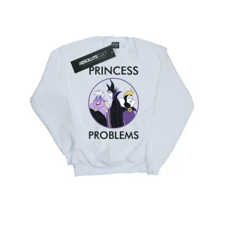 Disney Girls Villains Prinzessin Kopfschmerzen Sweatshirt (weiß)