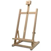 Artina Staffelei Tischstaffelei Kinder für Leinwände bis 45 cm Sydney, 27x27x60cm, Stabile Malstaffelei Neigungswinkel verstellbar alle Maltechniken