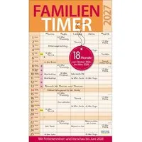 Korsch Verlag Wandkalender Familientimer 18 Monate 2027/2028