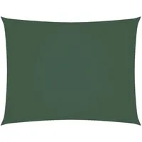 vidaXL Sonnensegel Sonnensegel Oxford-Gewebe Rechteckig 2x3 m Dunkelgrün, (1-tlg)