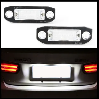LED PREMIUM Kennzeichenbeleuchtung für Volvo C30 S40 V50 S80 V70 XC60 XC70 XC90