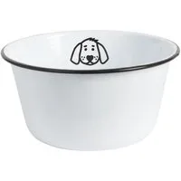 Ib Laursen Futternapf Fressnapf Wassernapf für Hunde weiß Ø 22cm Hundenapf