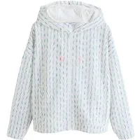 Next Kapuzenpullover Frottee-Hoodie mit durchgehendem Reißverschluss (1-tlg)