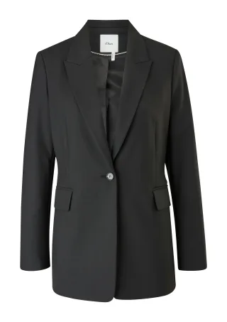 s.Oliver BLACK LABEL - Blazer langarm schwarz - Gr. - 34