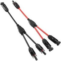 FELIXLEO Wechselrichter Solarpanel-Kabel Profi-Stecker Y-Stecker Solar-Adapter 1st, (8 St)