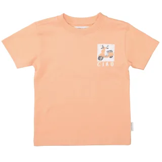 STACCATO - Kn.-T-Shirt, oversized soft orange - Gr. - 122
