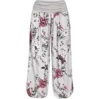 OriginalYou Haremshose Flatterhose Damen Sommerhose leichte Pluderhose luftig & leicht, leicht transparenter Sommerlook