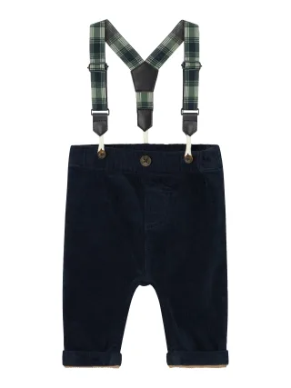 NAME IT - NBMBEN U SHAPE CORD PANTS WB 8200-HB R dark sapphire - Gr. - 56