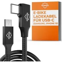 Wheeloo Ebike Ladekabel für alle Fahrradcomputer zB. Bosch, Yamaha, Impulse Smartphone-Kabel, Mikro USB Kabel mit OTG Funktion