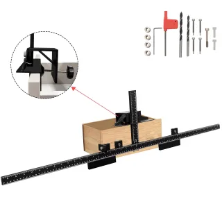 Plus 105cm Cabinet Hardware Jig Install Hardware with Accuracy Precise Knob & Pull Installation Adjustable Drill Guides