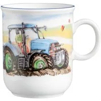 Seltmann Weiden Becher Compact, Mein Traktor, 1-tlg., Porzellan, Becher mit Henkel 0,25 l