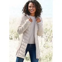 Vivance Steppjacke mit Strickfleece-Ärmeln