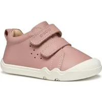 Geox B STEPPIEUP GIRL Sneaker, Sneaker, Klettschuh, Babyschuh mit modischer Perforierung
