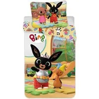 BrandMac Kinderbettwäsche Jerry Fabrics Bunny Bing Kinder Bettwäsche Set 100x135 + 40 x 60 cm