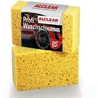 ALCLEAR Schwamm 6080WS 2er Set Jumbo Auto Waschschwamm für Autopflege 18x12x6 cm