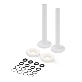 Terma Set einteilige Abdeckblende Ø55-Ø18-L160; weiß, TGPBI001, Weiß TGPBI001