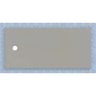 Geberit CleanFloor30 Duschfläche integriert, mit Dichtvlies, grau: 170x80cm,, 551010291 551010291