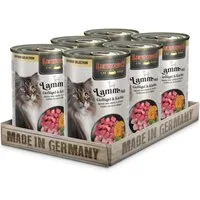 Leonardo Catfood Lamm mit Geflügel & Kürbis - getreidefreies Nassfutter 6x400g, Nassfutter für: Katzen
