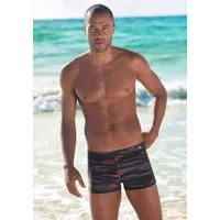 KangaROOS Boxer-Badehose mit Streifendesign