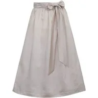 MarJo Dirndlschürze Dirndlschürze Leopoldsdorf 75cm Länge taupe