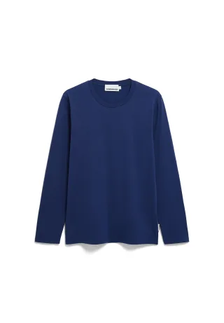 Armedangels - JAAMES LONGSLEEVE blue noon - Gr. - XXL