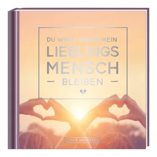 Grafik-Werkstatt Geschenkbuch Lieblingsmensch Für einen besonderen Menschen Mini-Geschenkbuch Fotoprint 48 Seiten Fadenheftung Hardcover.