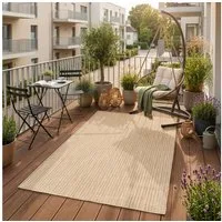 SIMPEX24 Outdoorteppich Einfarbig, Läufer, Höhe: 3 mm, Teppich Wetterfest Waschbar Balkon, Garten, Terrasse und Küchenteppich
