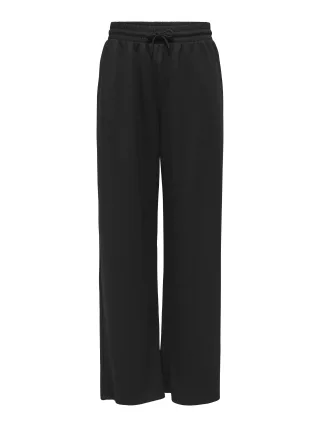 ONLY - ONLSCARLETT WIDE PANT SWT Black - Gr. - L