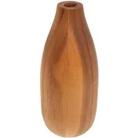 Atmosphera Créateur d'intérieur Dekovase Dekorative Vase aus Akazienholz SOLIFLORE (einzeln)