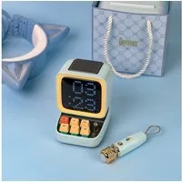 DIVOOM Divoom DitooMic - Blau Bluetooth-Lautsprecher