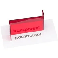 Wissner® aktiv lernen Lernspielzeug Geometriespiegel durchscheinend, Spiegelschrift Symmetrie RE-Plastic®, RE-Plastic®