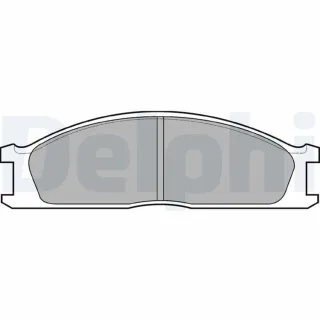 Delphi Bremsbel?ge vorne Nissan LP726