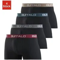 Buffalo Boxer Boxershorts für Herren (Packung, 4-St) aus Baumwoll-Mix