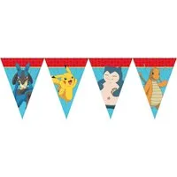 Procos Girlande PROCOS Pokémon Wimpelkette 2,3m Papier Kindergeburtstag