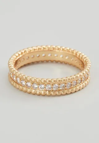 US Polo Assn Jewellery Sabrine Gelbgoldring