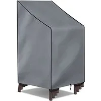 bonsport Abdeckhaube Schutzhülle für Stapelstühle, 65 x 65 x 80/120 cm