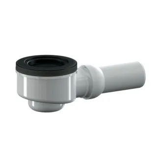 Ideal Standard Ultra Flat S Dallmer Orio Brausewannen-Ablaufgarnitur K863567 schwarzer Anschluss, Standard, DN 50