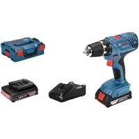 Bosch Professional Akku-Bohrschrauber GSR 18V-21, max. 1800 U/min, (Set), inkl. 2 Akkus, Ladegerät und Koffer