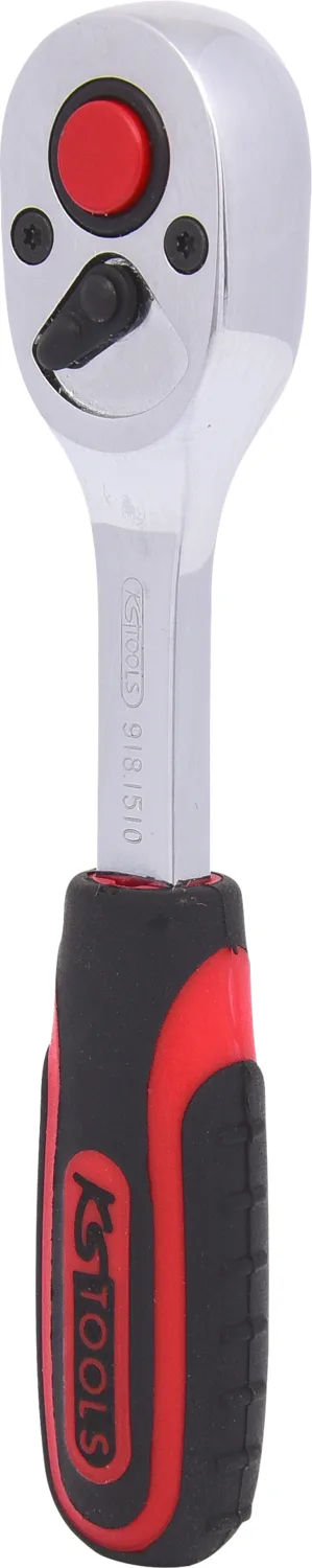 KS Tools 1/4" CHROMEplus Mini-Umschaltknarre, 72 Zahn - 918.1510